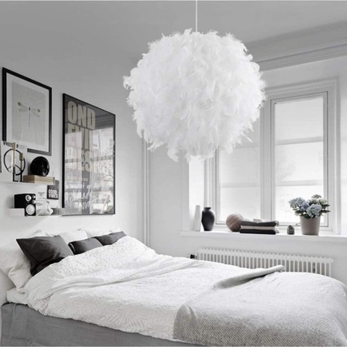 New fluffy feather light - new,