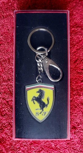 Ferrari keyring enamel - keyring, shield