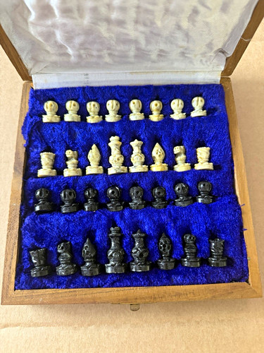 Stone chess set - stone, set,