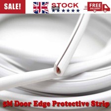 5M Car White Door Auto Edge Protector Strip Trim U Shape Guard Seal Rubber UK