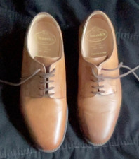 MEN'S CHURCH'S TAN CUSTOM GRADE CRANFIELD SHOES 7.0 WIDTH G £750 HARDLY WORN