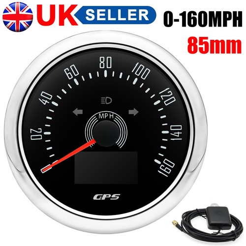 85mm gps speedometer 160mph - 85mm, 0-160mph