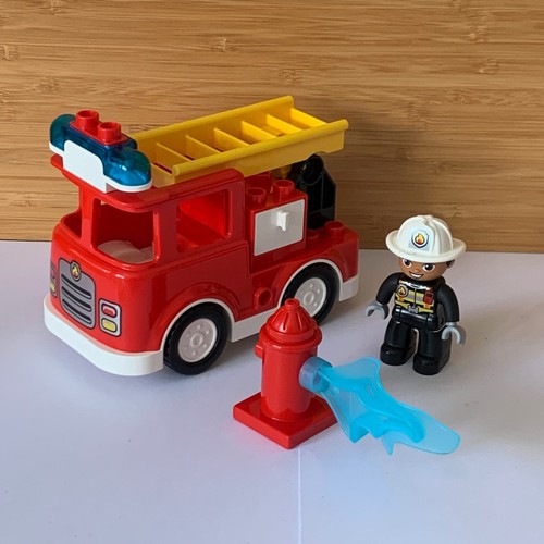 Duplo fire engine with working - duplo,
