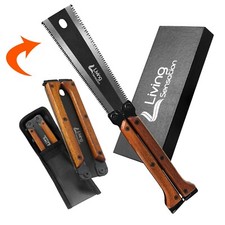 Japanese Folding Pull Saw Double Edge 11/13 TPI SK5 Blade 140mm Woodworking