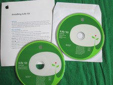iLIFE 05 INSTALL DVD & CD DISCS - VERSION 5 2005 - APPLE MAC