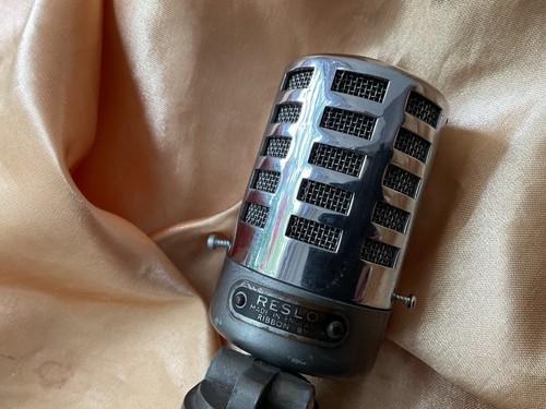Vintage reslo microphone with - vintage,