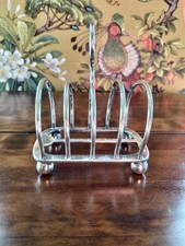 Vintage Silver-Plated Toast