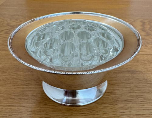 Vintage silver plated rose - silver,