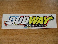 DUBWAY Drive Fresh - 195mm Sticker Bomb Decal - Euro / VW / Audi / Ratlook