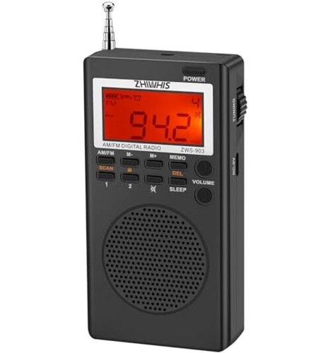 Portable radio fm stereo - portable,