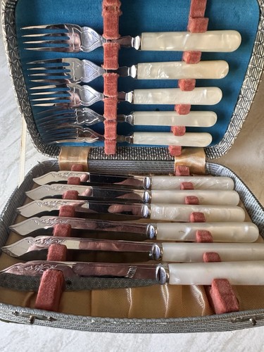 Vintage sheffield fish cutlery - vintage,