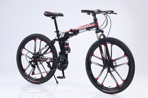 Inch black foldable bike - 24,