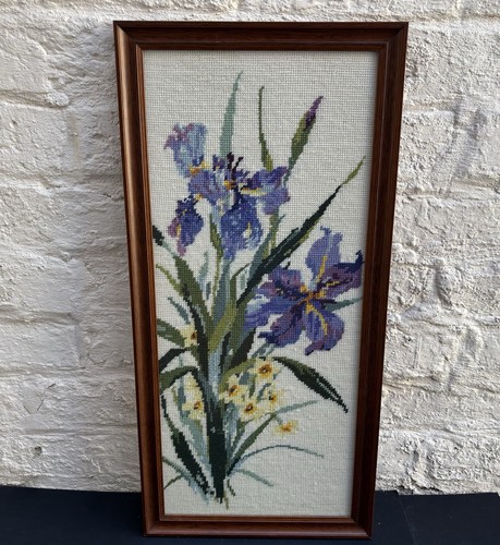 Vintage retro framed purple