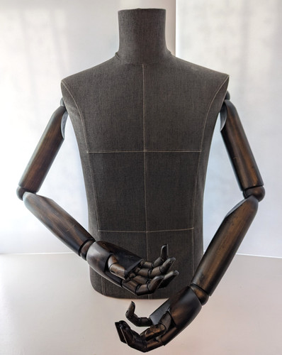 Tabletop male mannequin with - tabletop,
