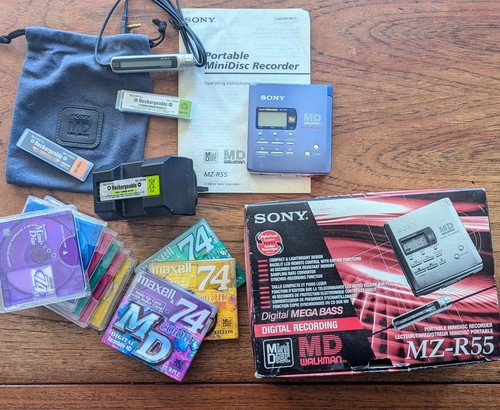 Sony minidisc walkman r55 - sony,