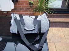 Tokyo Laundary holdall weekend bag silver