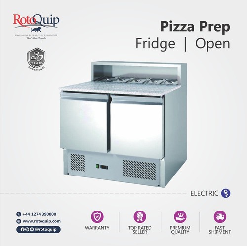 Pizza prep counter fridge - pizza,