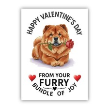 Chow Chow Dog Valentine's Day