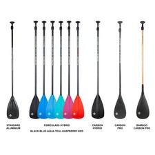 Two Bare Feet SUP Paddles - Aluminium, Fibreglass, Carbon Fibre Paddles 3 Piece