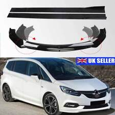 Front Bumper Lip Lower Splitter & Side Skirt Spoiler For Opel Zafira A05 P12 UK