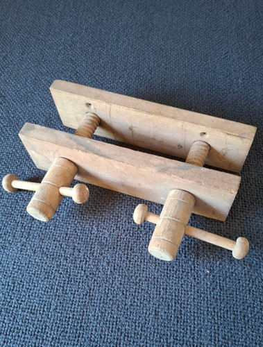 Old vintage wooden bookbinding