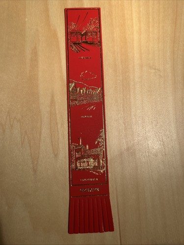 Leather bookmark bergen - leather,