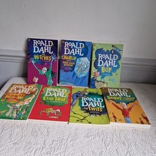 Roald Dahl childrens paperback book Bundle 7 books like new