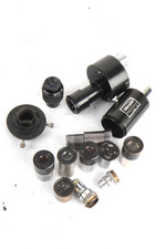 lot vintage MICROSCOPE PARTS OPTICS LENSES Olympus MEADE complan NACHET vickers