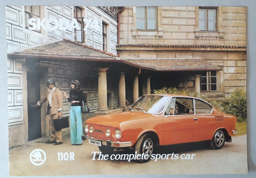 Skoda 110r coupe leaflet - skoda,