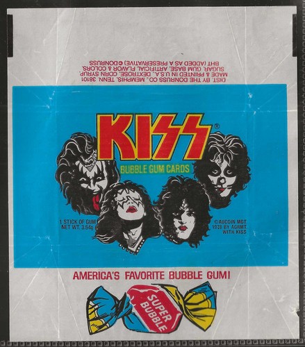 Donruss wrapper 022 kiss 1st - donruss,