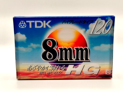 Nos tdk 120 8mm video8 - 8mm,
