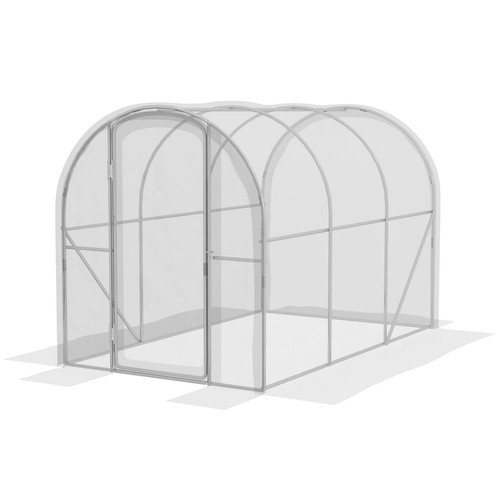 Polytunnel greenhouse walk - greenhouse, walk-in