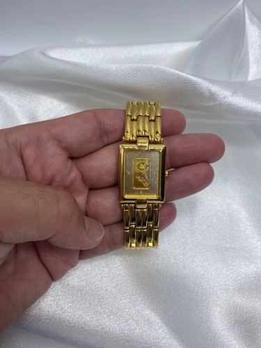 Elgin ingot watch quartz gold - ingot,
