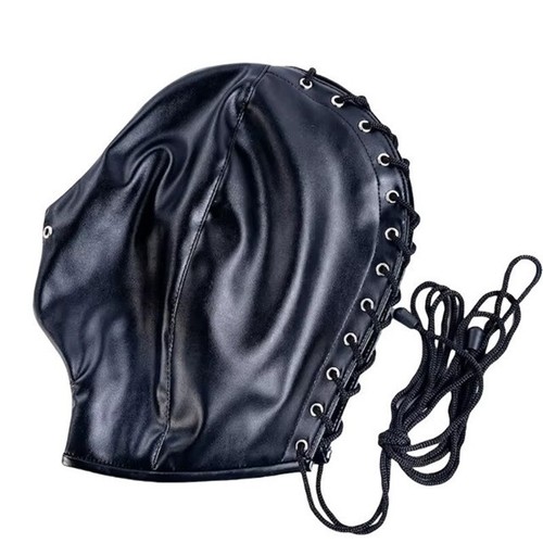 Faux leather hood cosplay - leather,