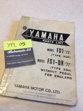 Yamaha Parts List FS50 Fizzy