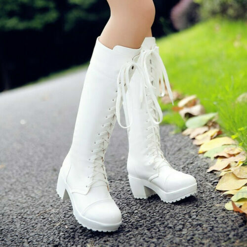 Womens lace knee high - high, boots
