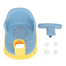 Blue Baby Bath Lightweight Secure Suction Cups Plastic Bath For In HOT