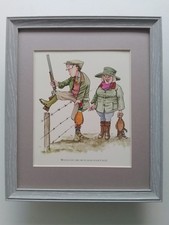 Bryn Parry Shooting print  'Would You Like Me To Hold Your Cock ?'    FRAMED