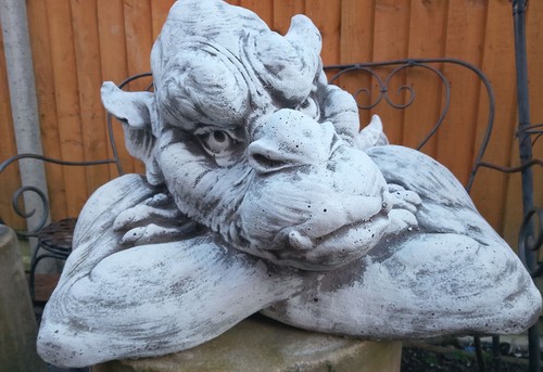 Large garden stone - stone, gargoyle