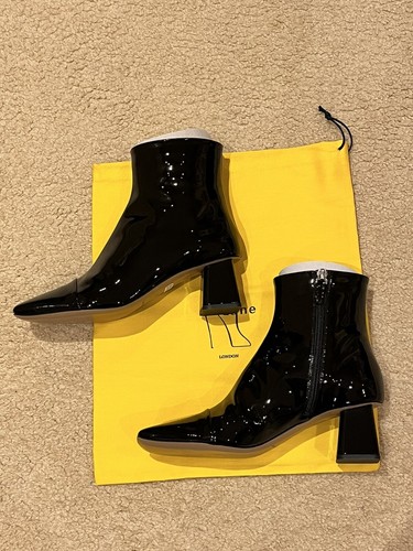 Rayne ankle boots shiny - rayne,
