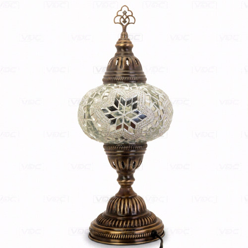 White turkish mosaic table - mosaic,