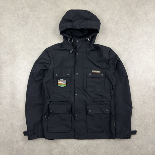 Napapijri black hooded - napapijri,