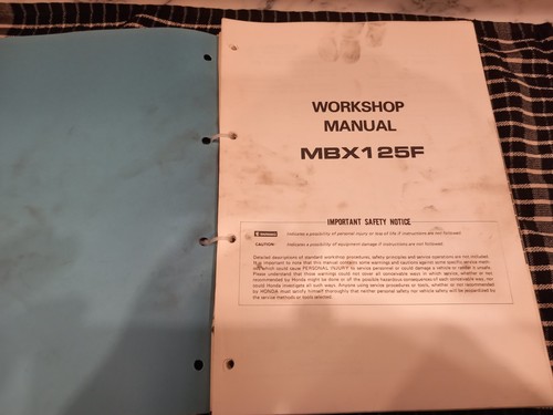 Honda mbx125f factory - mbx125f,