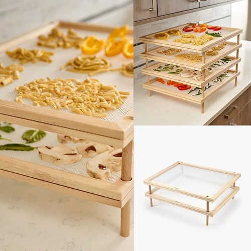 Wooden pasta drying rack - wooden,