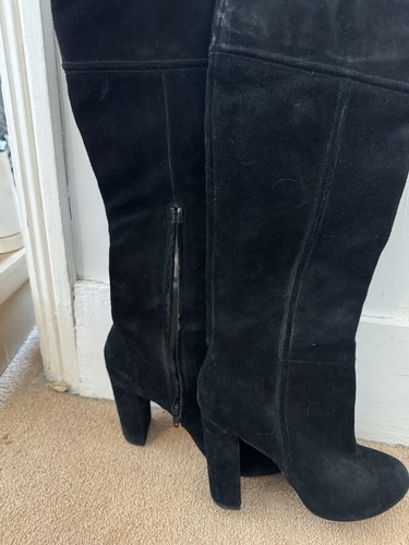 Topshop suede knee - topshop, boots