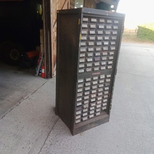 Vintage garage steel chest - vintage,