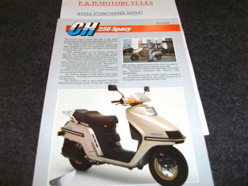 Honda ch250 spacy - honda, sales