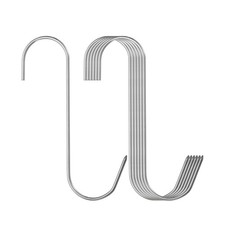 6pcs 6" Meat Hooks 304