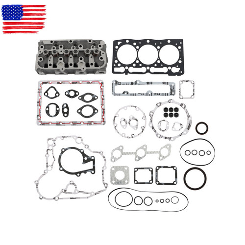 Complete cylinder head - complete,