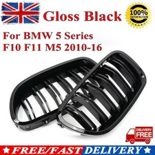2x Gloss Black Twin Slat Front